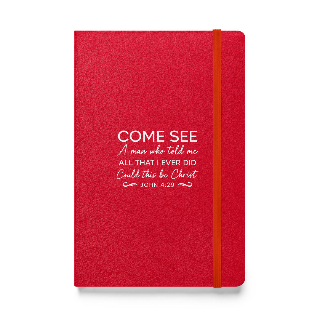 Sermon Notes Notebook Come See Sermon Notebooks Red  