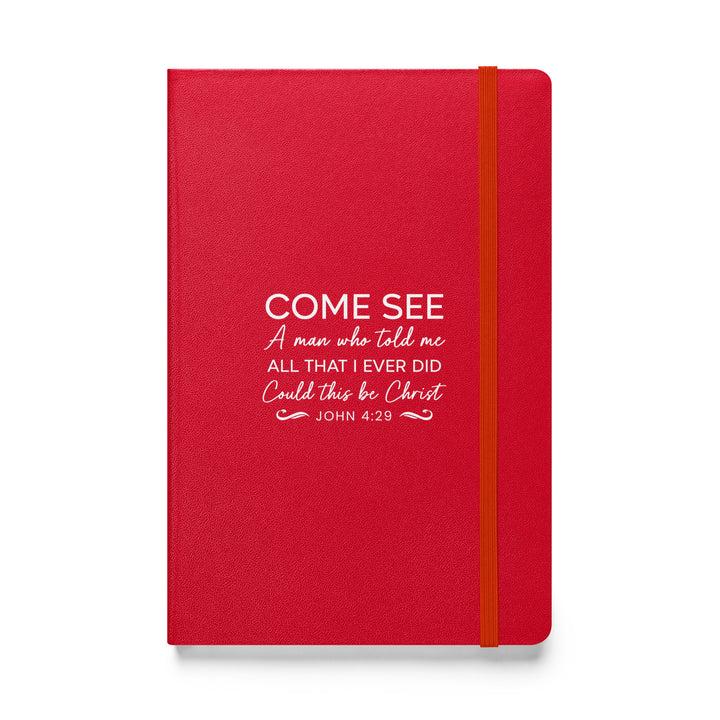 Sermon Notes Notebook Come See Sermon Notebooks Red  