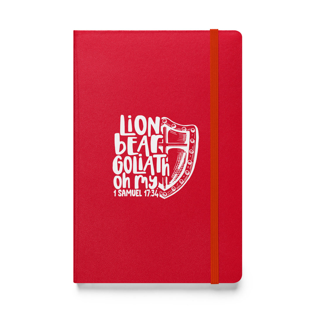 Sermon Notes Notebook Lion, Bear, Goliath Oh My Sermon Notebooks Red  