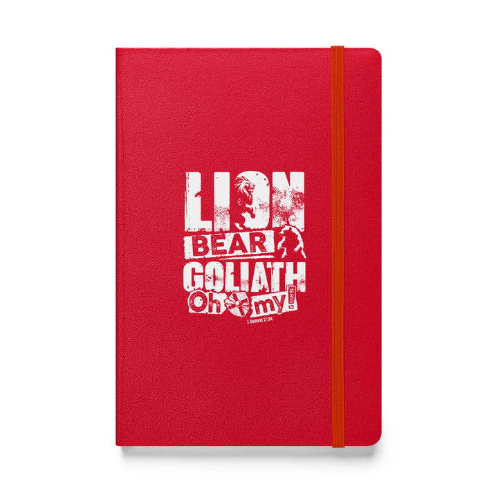 Sermon Notes Notebook Lion, Bear, Goliath Sermon Notebooks Red  