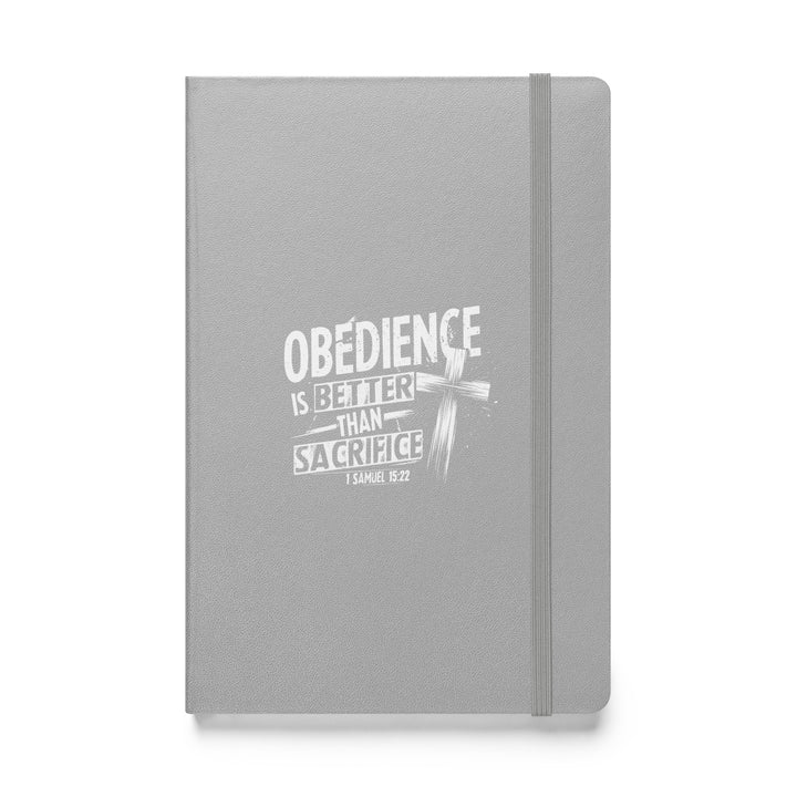 Sermon Notes Notebook Obedience is Better Cross Sermon Notebooks Silver  