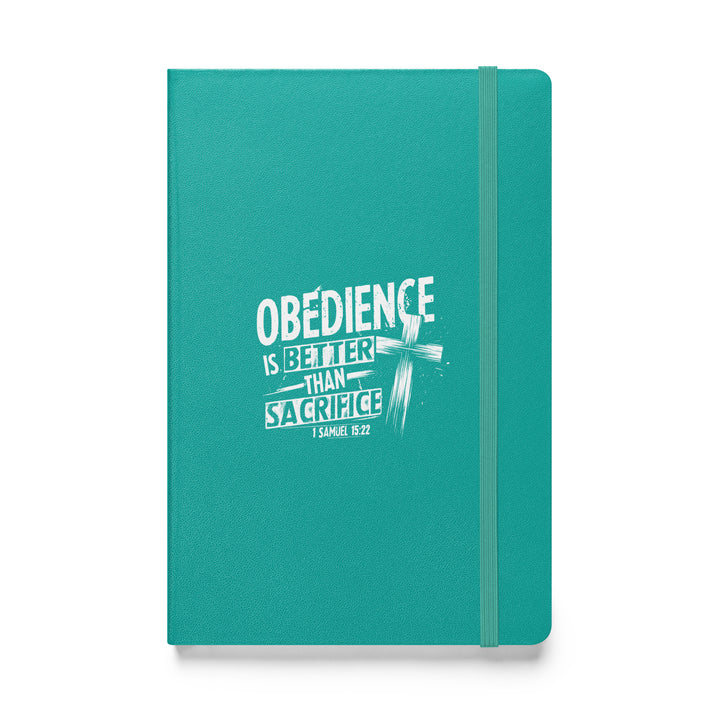 Sermon Notes Notebook Obedience is Better Cross Sermon Notebooks Turquoise  