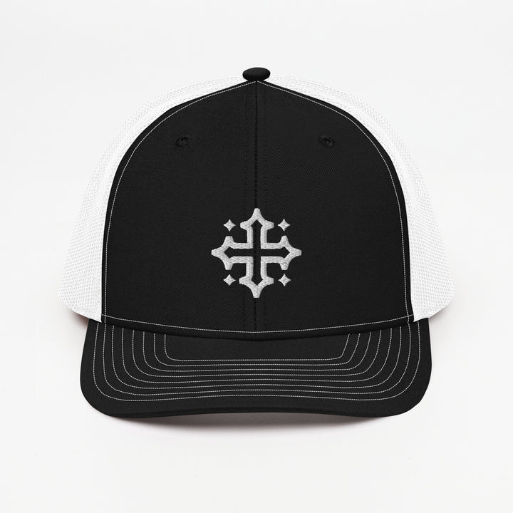 Christian Hat Acts 29 Cross Trucker Trucker Hat Black / White