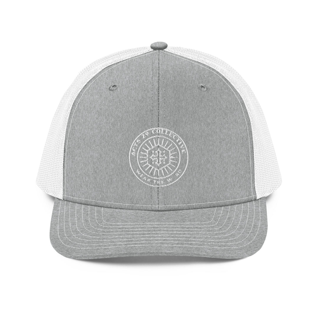 Christian Hat Acts 29 Trucker Trucker Hat Heather Grey/White