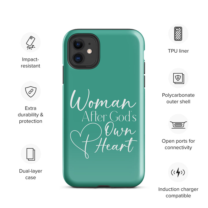 Christian Phone Case Woman After God's Heart for iPhone® iPhone® Phone Cases   