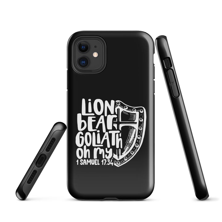 Christian Phone Case Lion Bear Goliath Oh My for iPhone® iPhone® Phone Cases   