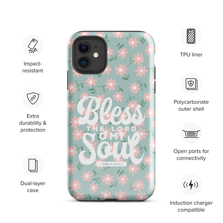 Christian Phone Case Bless The Lord Daisy for iPhone® iPhone® Phone Cases   