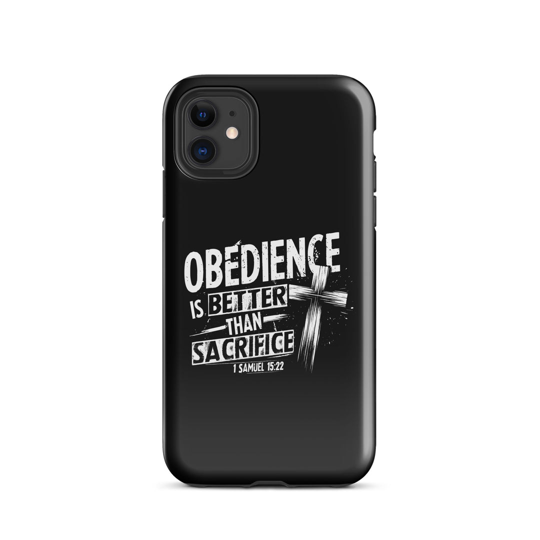 Christian Phone Case Obedience Is Better for iPhone® iPhone® Phone Cases Glossy iPhone 11 