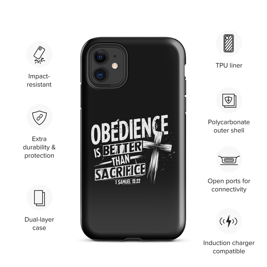 Christian Phone Case Obedience Is Better for iPhone® iPhone® Phone Cases   