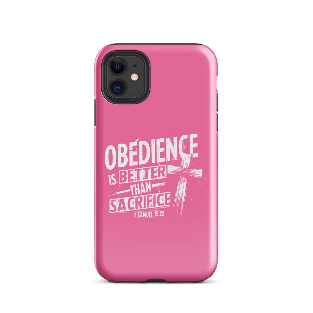 Christian Phone Case Obedience IS Better for iPhone® iPhone® Phone Cases Glossy iPhone 11 