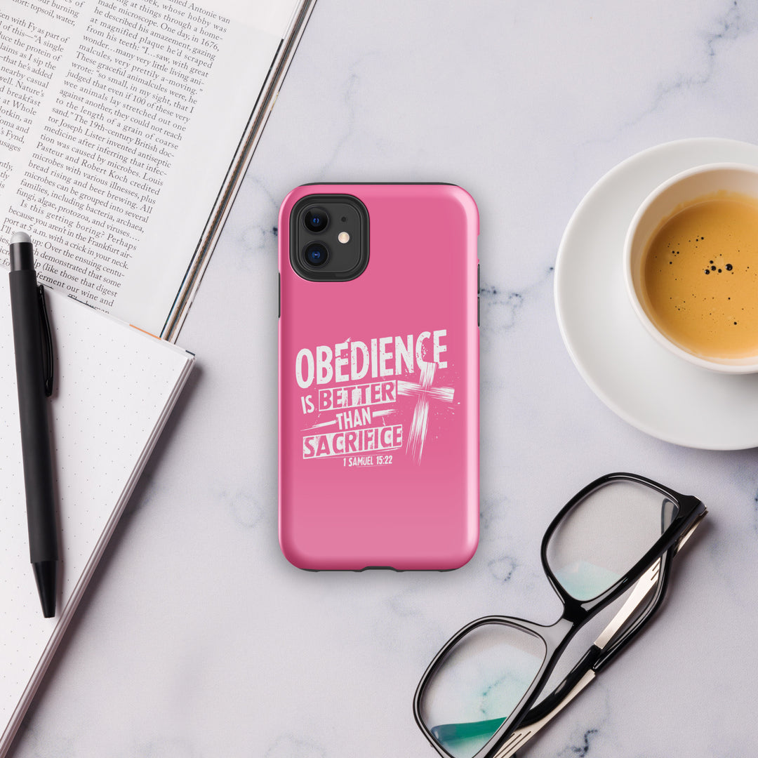 Christian Phone Case Obedience IS Better for iPhone® iPhone® Phone Cases   