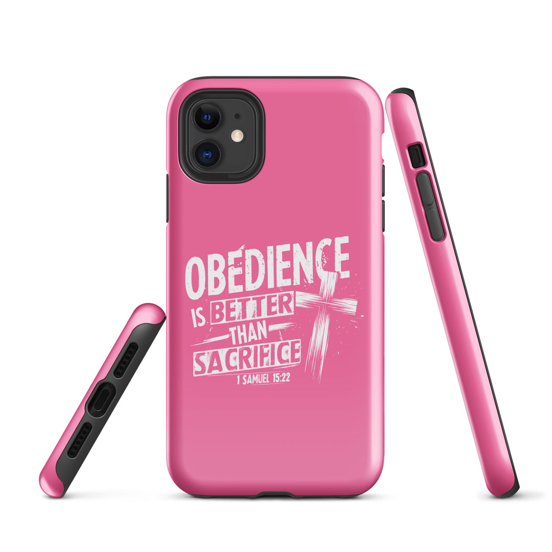 Christian Phone Case Obedience IS Better for iPhone® iPhone® Phone Cases   