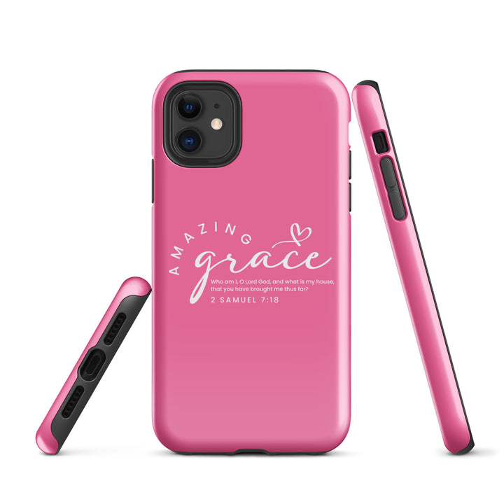 Christian Phone Case Amazing Grace Pink for iPhone® iPhone® Phone Cases   