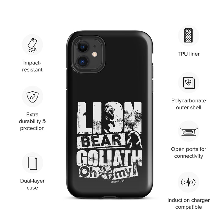 Christian Phone Case Lion Bear Goliath for iPhone® iPhone® Phone Cases   