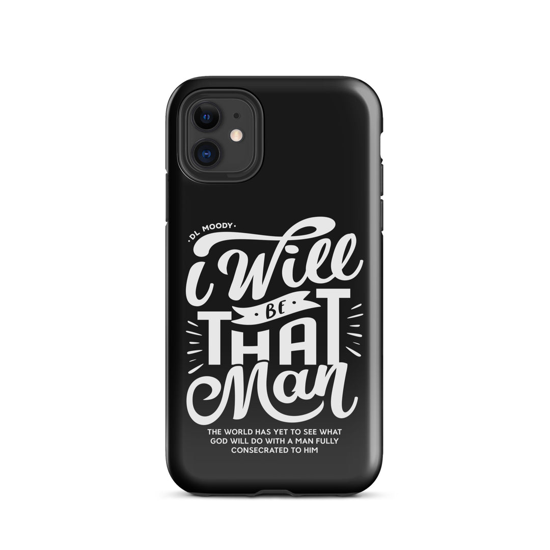 Christian Phone Case I Will Be That Man Black for iPhone® iPhone® Phone Cases Glossy iPhone 11 