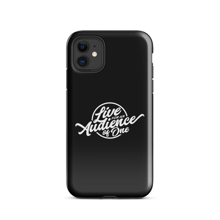 Christian Phone Case Audience of One Black for iPhone® iPhone® Phone Cases Glossy iPhone 11 