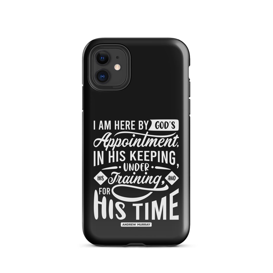 Christian Phone Case His Time Black for iPhone® iPhone® Phone Cases Glossy iPhone 11 