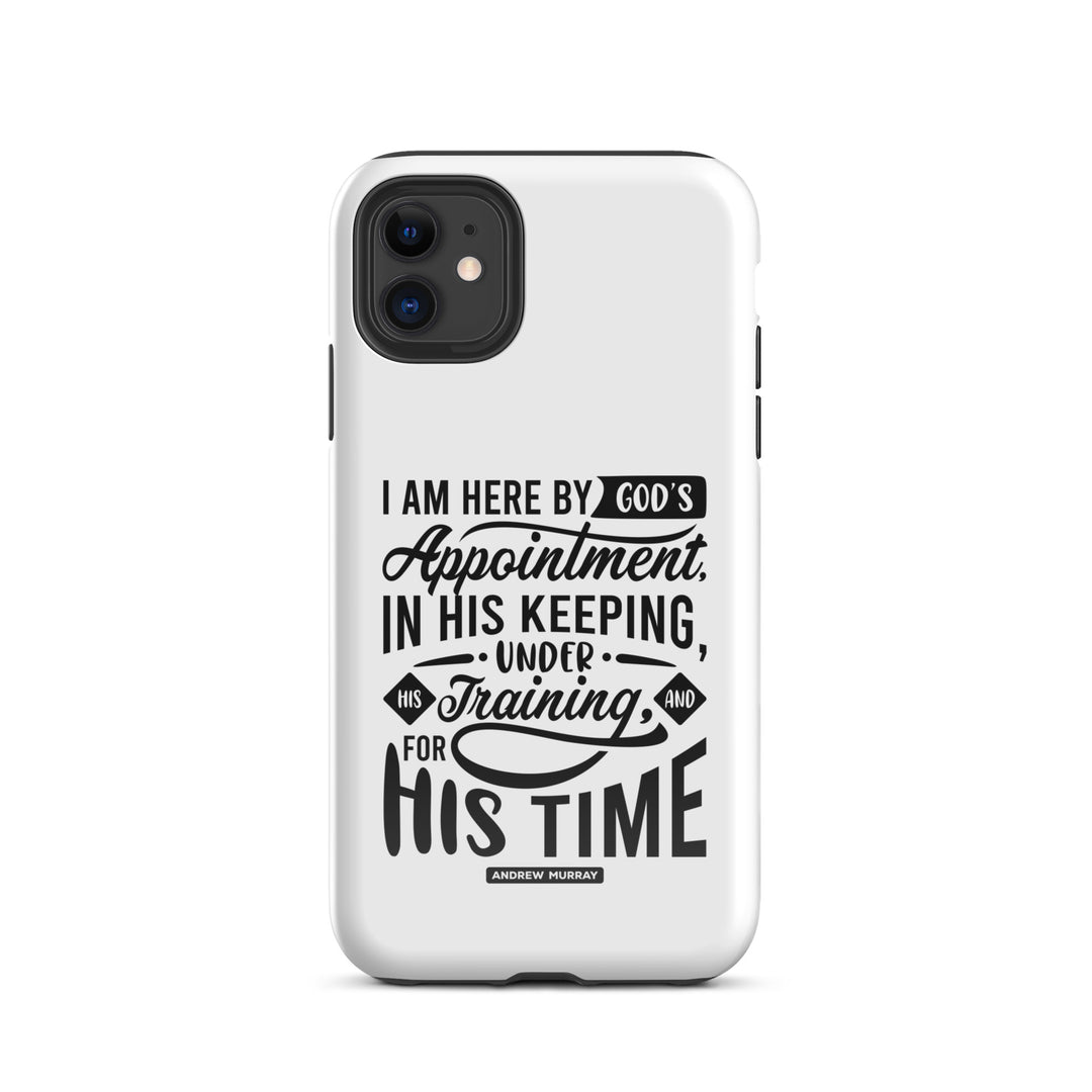 Christian Phone Case His Time White for iPhone® iPhone® Phone Cases Glossy iPhone 11 