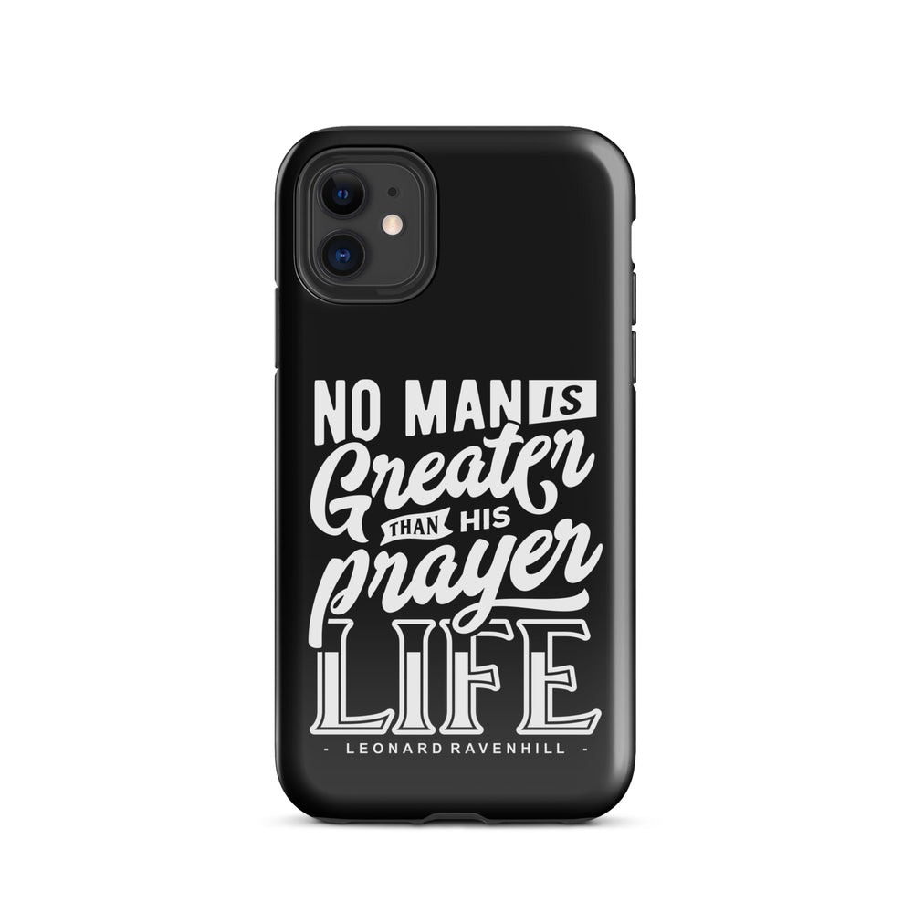 Christian Phone Case Prayer Life Black for iPhone® iPhone® Phone Cases Glossy iPhone 11 