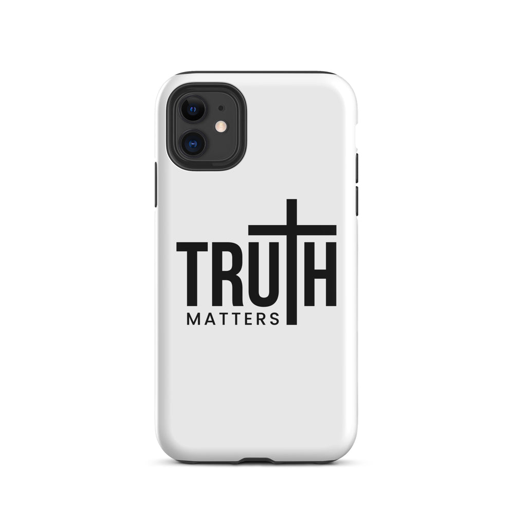 Christian Phone Case Truth Matters White for iPhone® iPhone® Phone Cases Glossy iPhone 11 