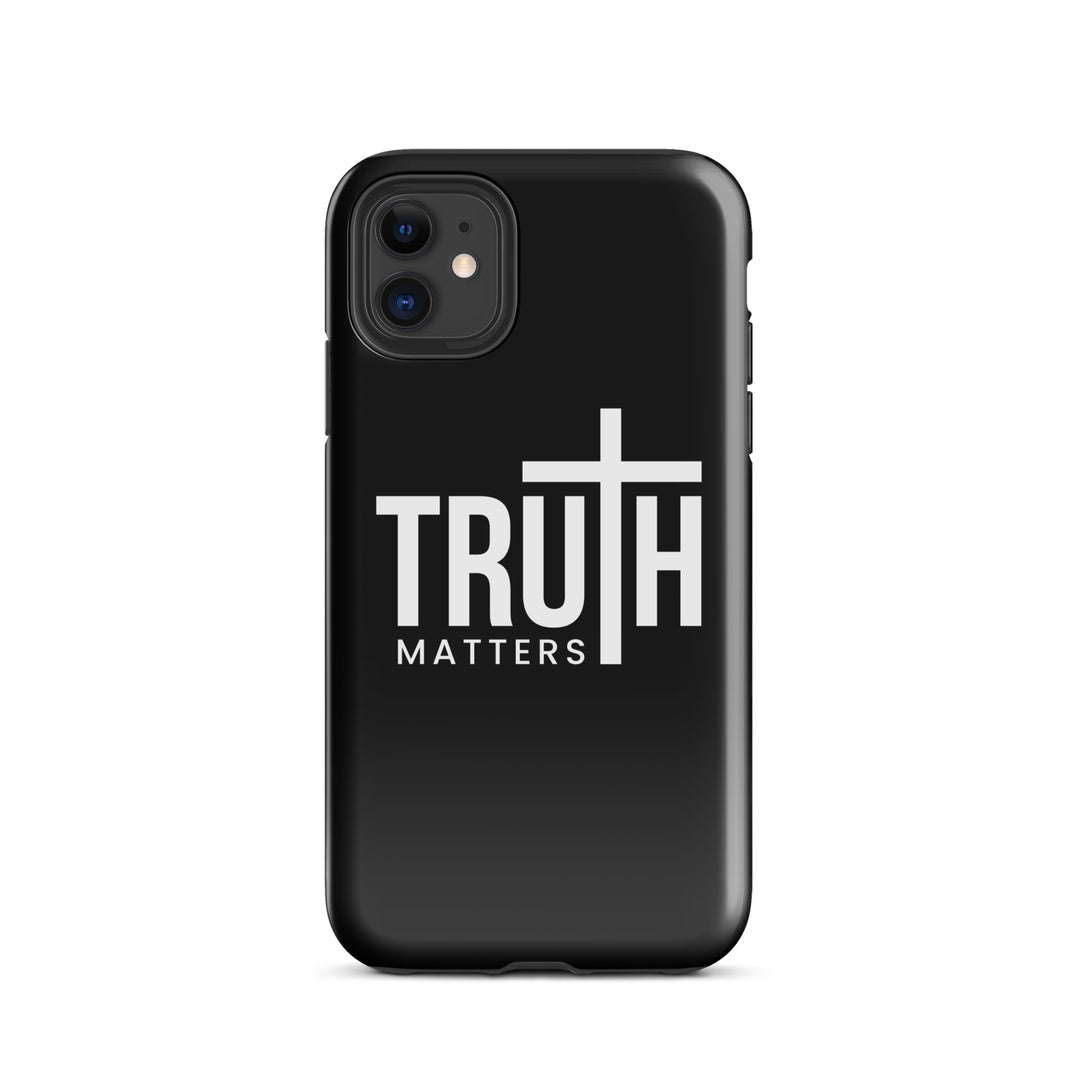 Christian Phone Case Truth Matters Black for iPhone® iPhone® Phone Cases Glossy iPhone 11 