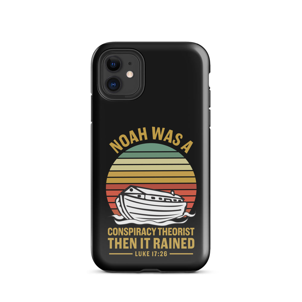 Christian Phone Case Noah Conspiracy Black for iPhone® iPhone® Phone Cases Glossy iPhone 11 