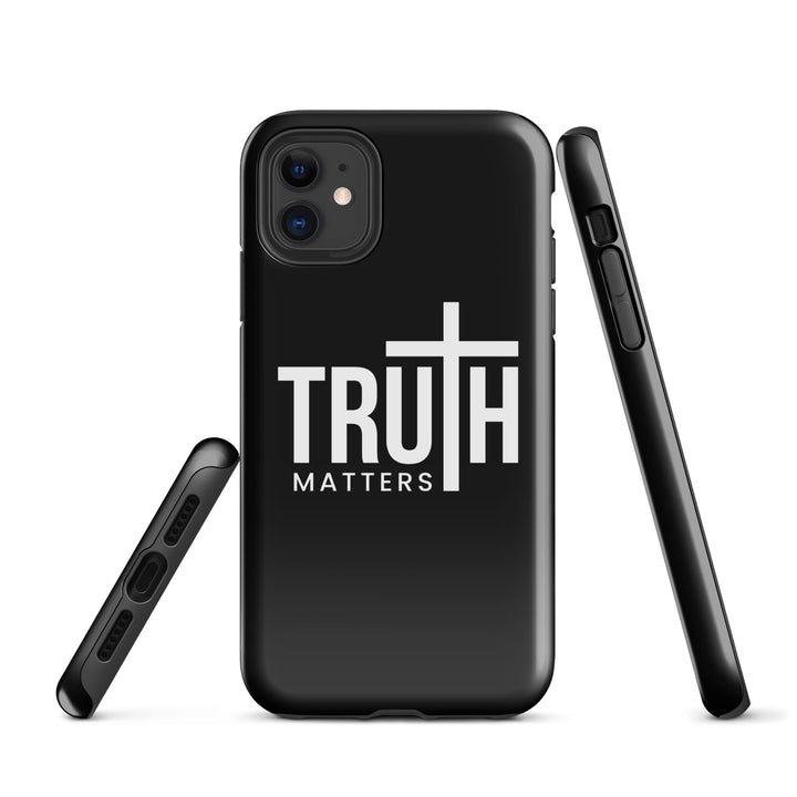 Christian Phone Case Truth Matters Black for iPhone® iPhone® Phone Cases   