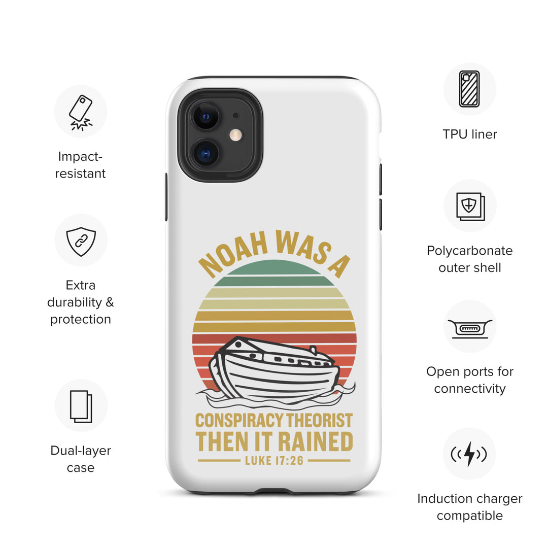 Christian Phone Case Noah Conspiracy White for iPhone® iPhone® Phone Cases   