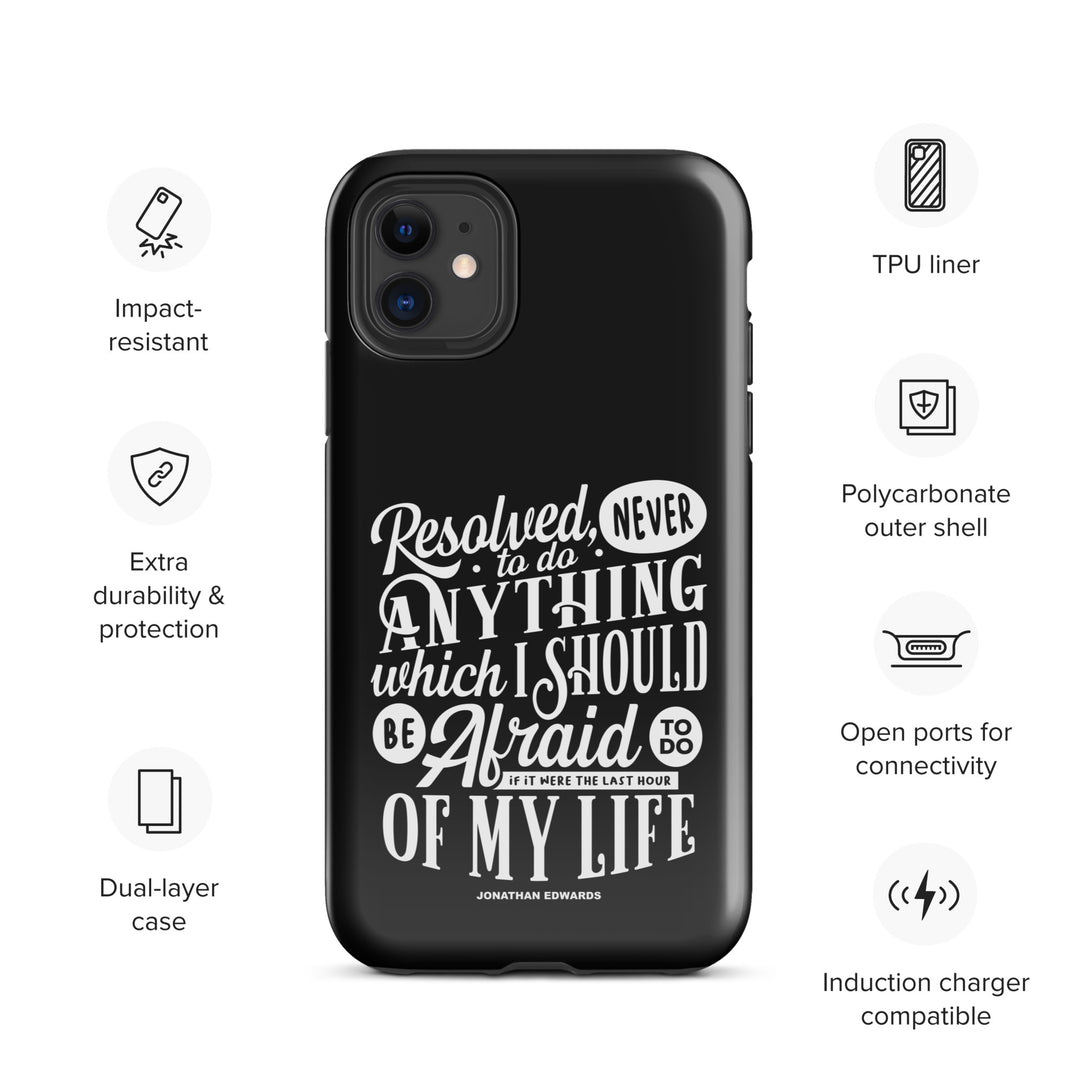 Christian Phone Case Last Hour Black for iPhone® iPhone® Phone Cases   