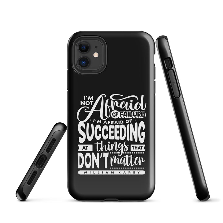 Christian Phone Case Things That Matter Black for iPhone® iPhone® Phone Cases   