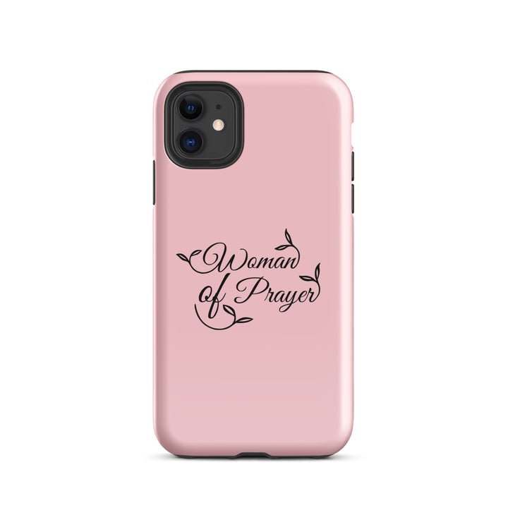 Christian Phone Case Woman of Prayer Pink for iPhone® iPhone® Phone Cases Glossy iPhone 11 