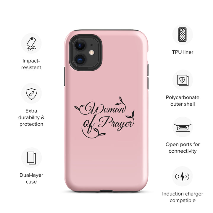 Christian Phone Case Woman of Prayer Pink for iPhone® iPhone® Phone Cases   