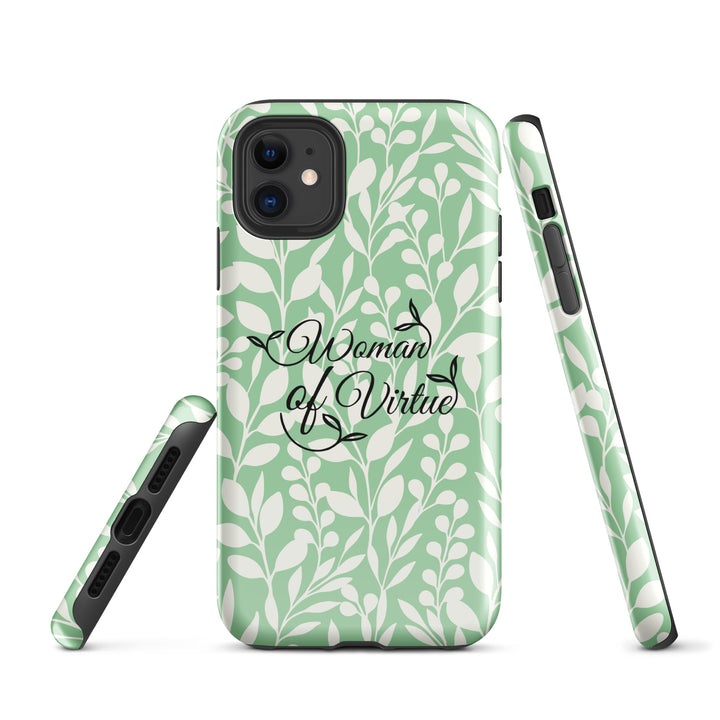 Christian Phone Case Woman of Virtue Green for iPhone® iPhone® Phone Cases   