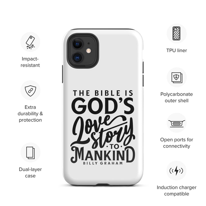 Christian Phone Case God's Love Story White for iPhone® iPhone® Phone Cases   