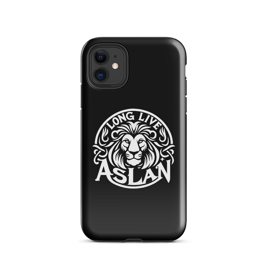 Christian Phone Case Long Live Aslan Black for iPhone® iPhone® Phone Cases Glossy iPhone 11 