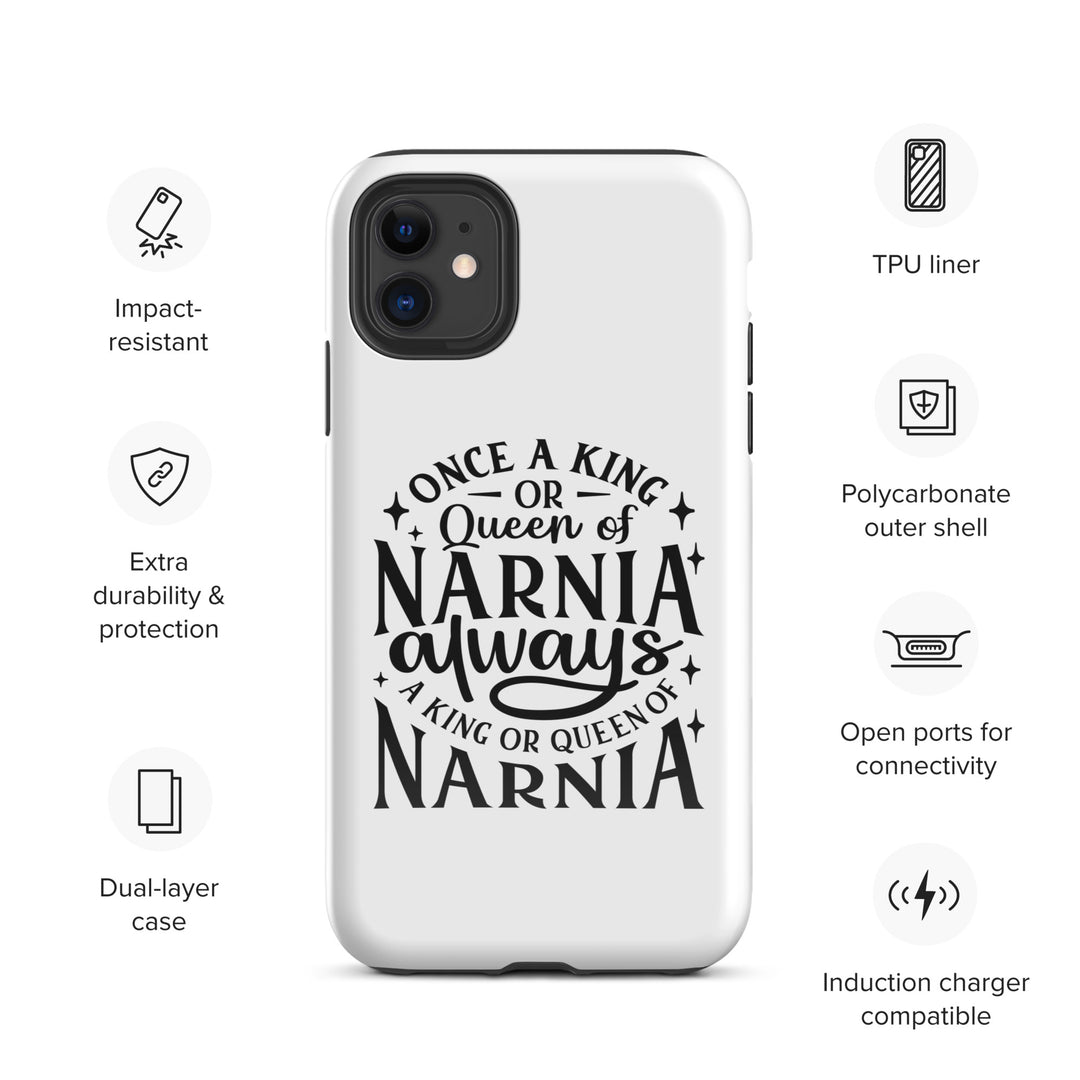 Christian Phone Case King or Queen Narnia White for iPhone® iPhone® Phone Cases   