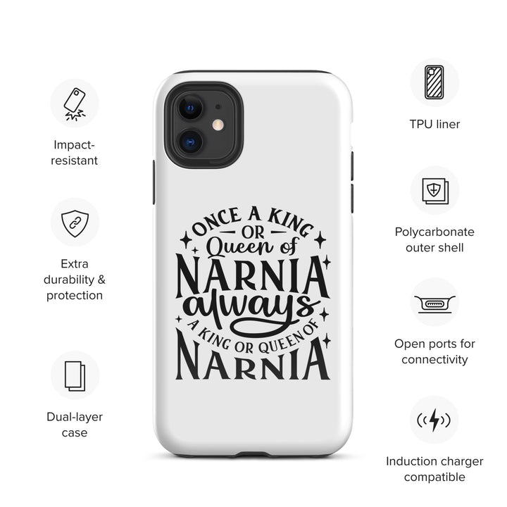 Christian Phone Case King or Queen Narnia White for iPhone® iPhone® Phone Cases   