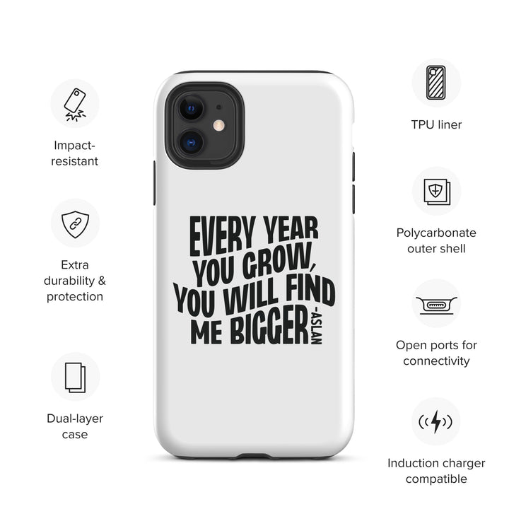 Christian Phone Case Every Year You Grow White  for iPhone® iPhone® Phone Cases   