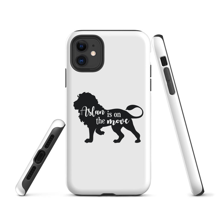 Christian Phone Case Aslan Is On The Move White for iPhone® iPhone® Phone Cases   