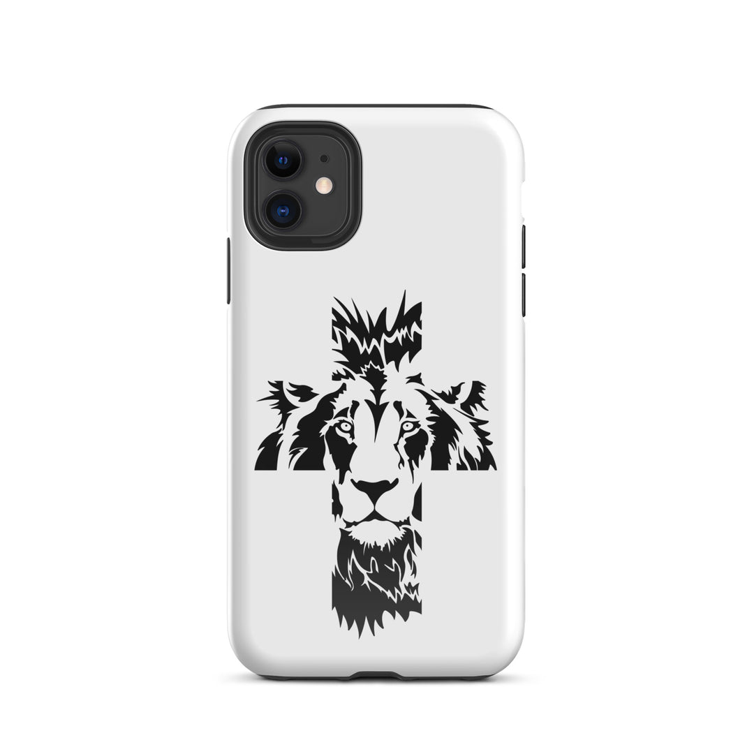 Christian Phone Case Aslan Cross White for iPhone® iPhone® Phone Cases Glossy iPhone 11 