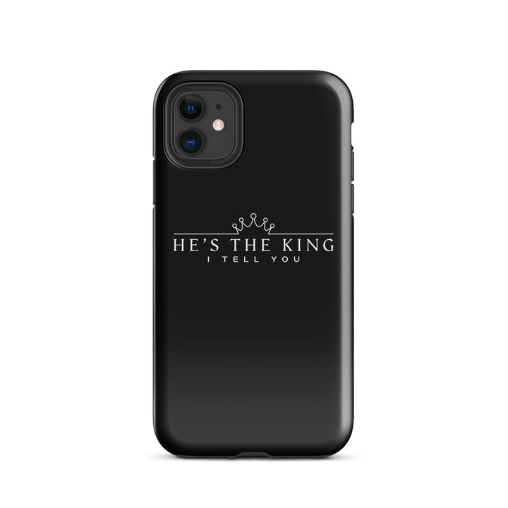 Christian Phone Case He's The King Black for iPhone® iPhone® Phone Cases Glossy iPhone 11 