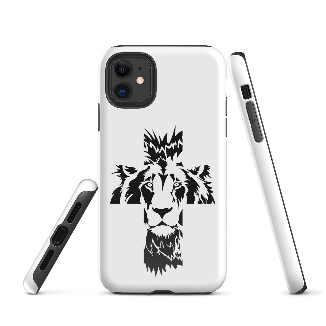 Christian Phone Case Aslan Cross White for iPhone® iPhone® Phone Cases   