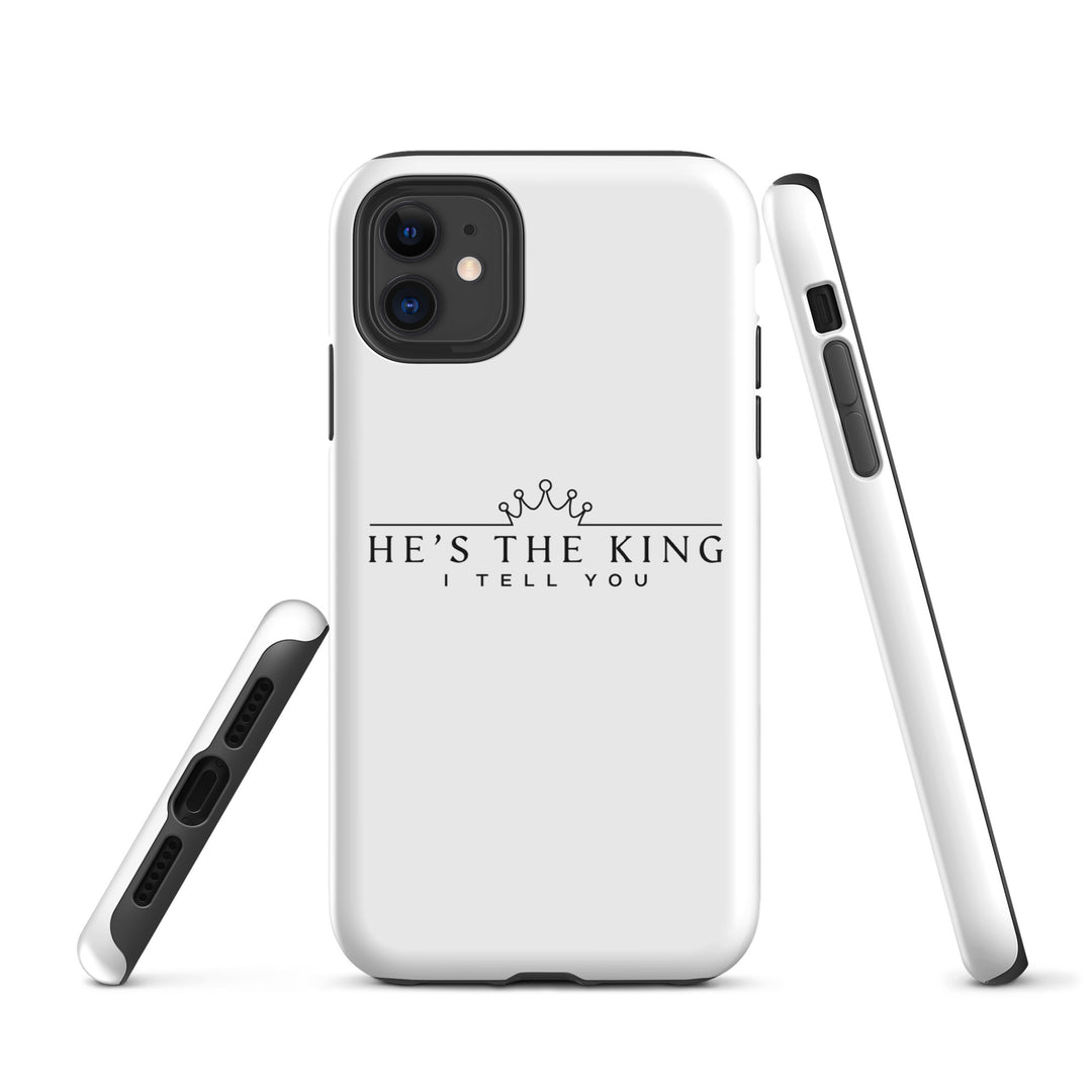 Christian Phone Case He's The King White for iPhone® iPhone® Phone Cases   