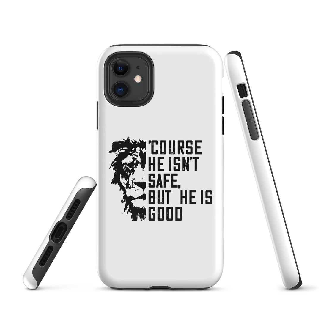 Christian Phone Case 'Course He Isn't Safe White for iPhone® iPhone® Phone Cases   