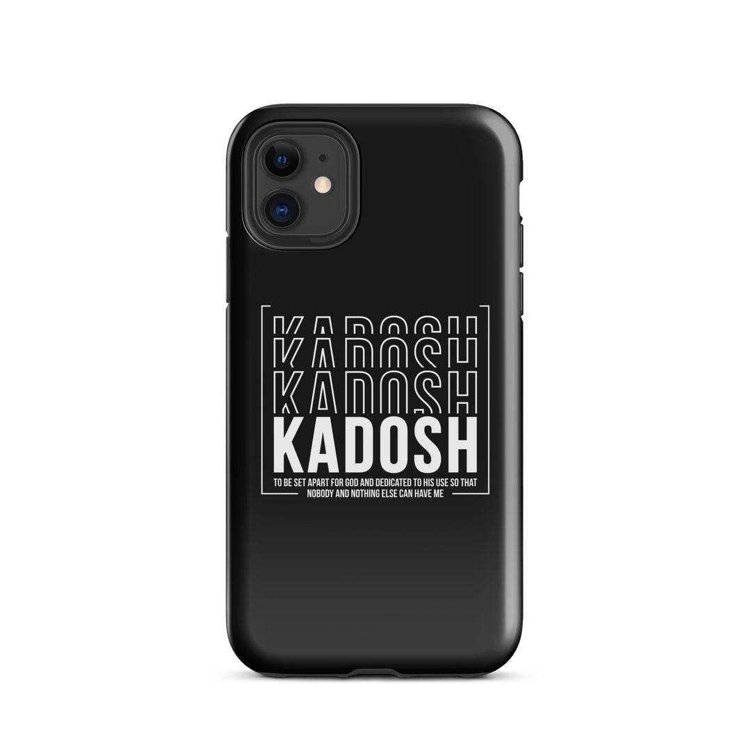 Christian Phone Case Kadosh Dedicated To His Use Black for iPhone® iPhone® Phone Cases Glossy iPhone 11 