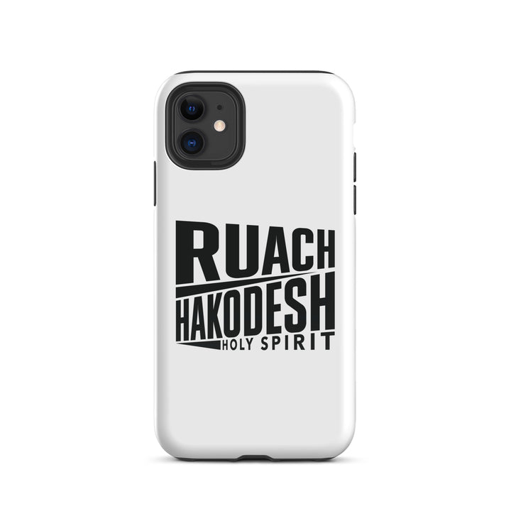 Christian Phone Case Ruach Hakodesh Holy Spirit White for iPhone® iPhone® Phone Cases Glossy iPhone 11 