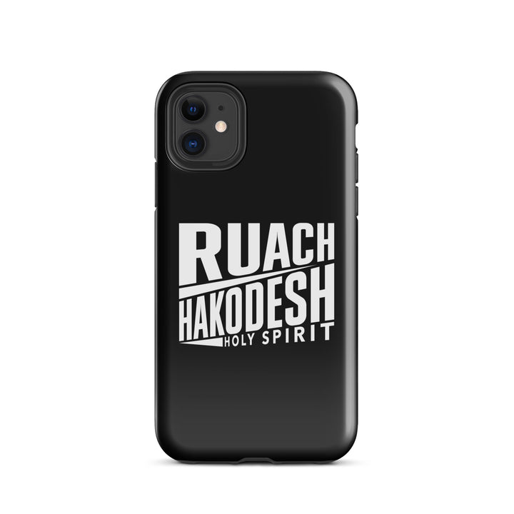 Christian Phone Case Ruach Hakodesh Holy Spirit Black for iPhone® iPhone® Phone Cases Glossy iPhone 11 