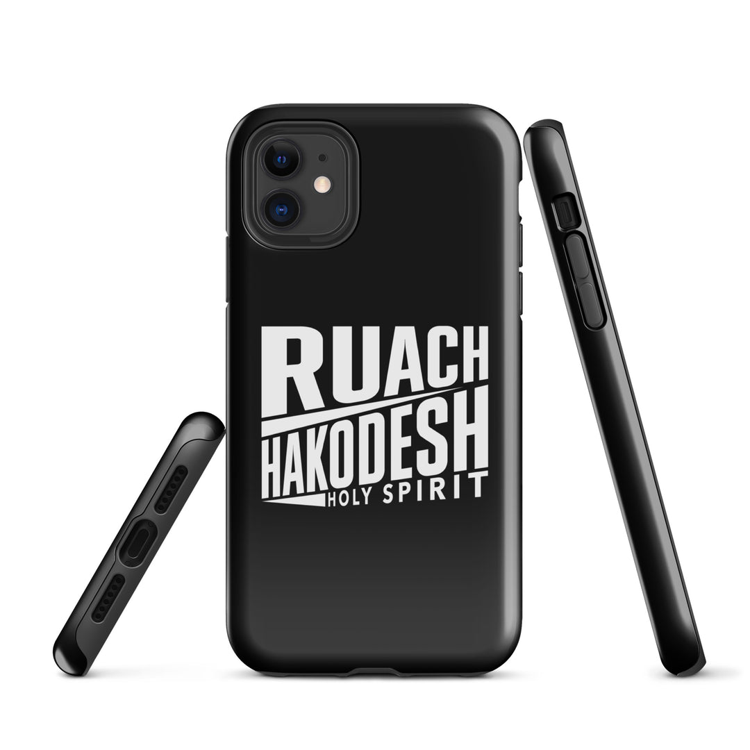 Christian Phone Case Ruach Hakodesh Holy Spirit Black for iPhone® iPhone® Phone Cases   