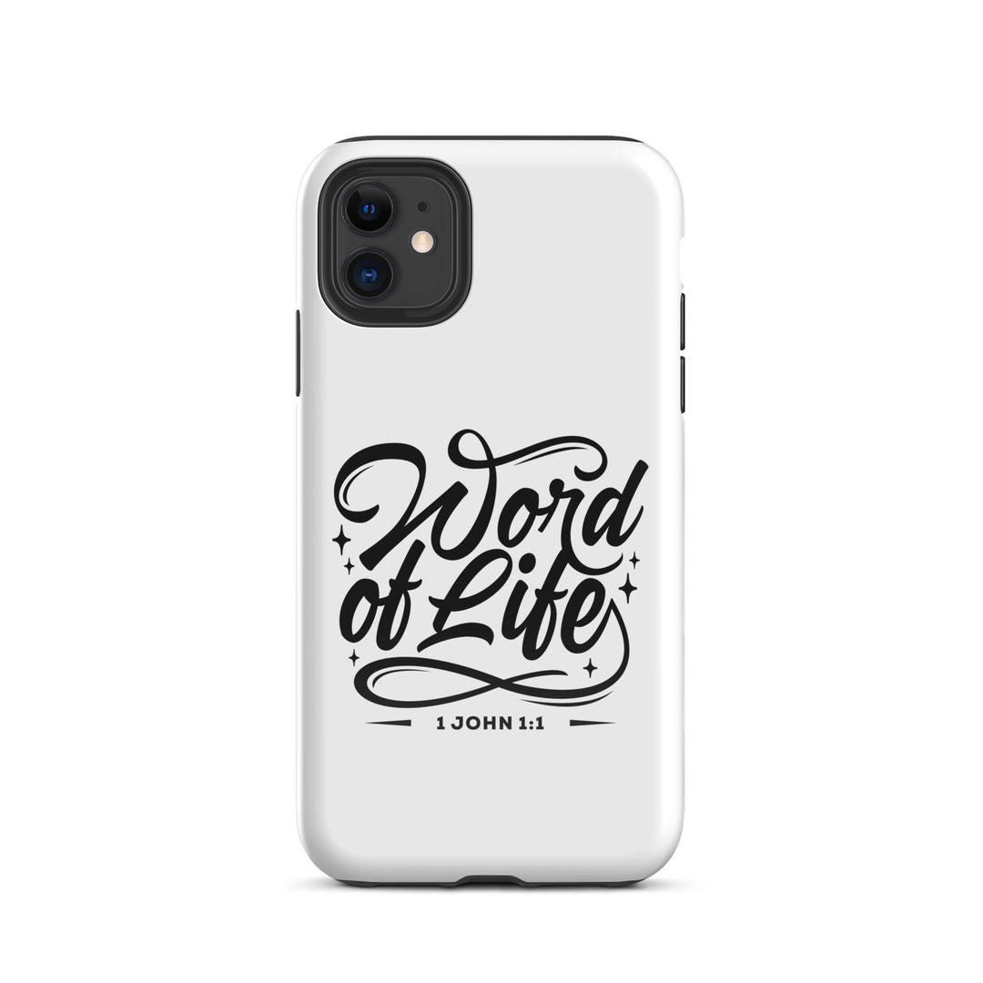 Christian Phone Case Word of Life White for iPhone® iPhone® Phone Cases Glossy iPhone 11 