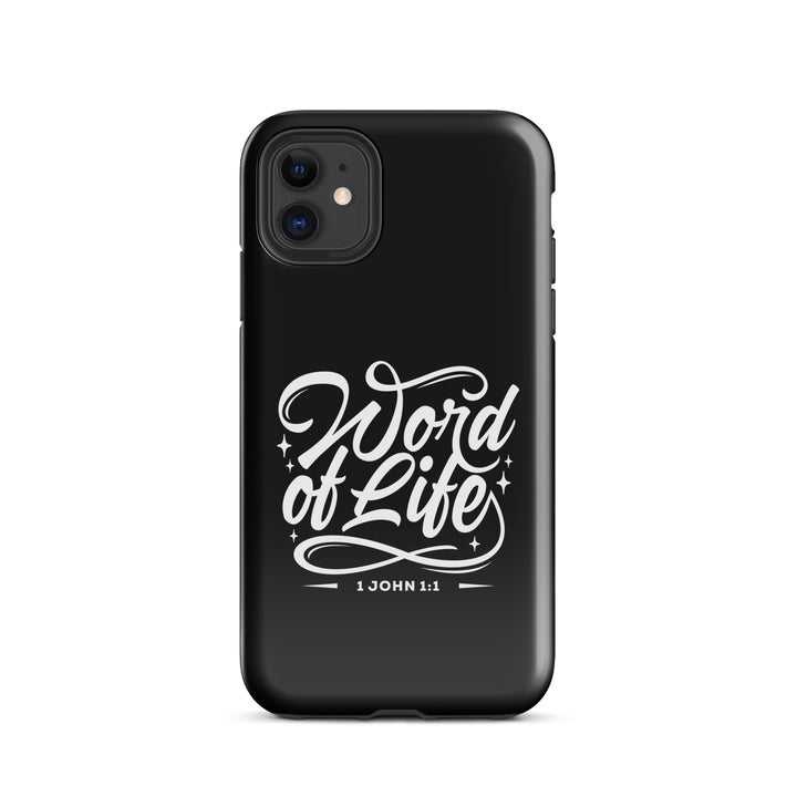 Christian Phone Case Word of Life Black for iPhone® iPhone® Phone Cases Glossy iPhone 11 